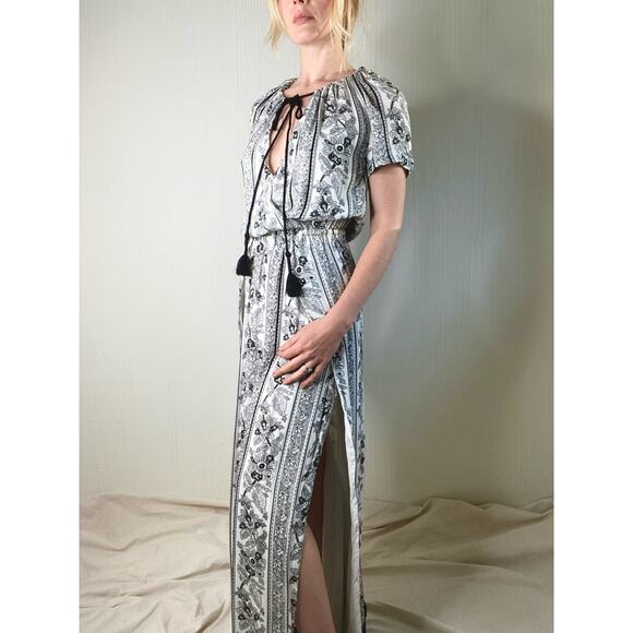 THE JETSET DIARIES TJD Cascara B&W Maxi Dress US XS NWT - Picture 1 of 16
